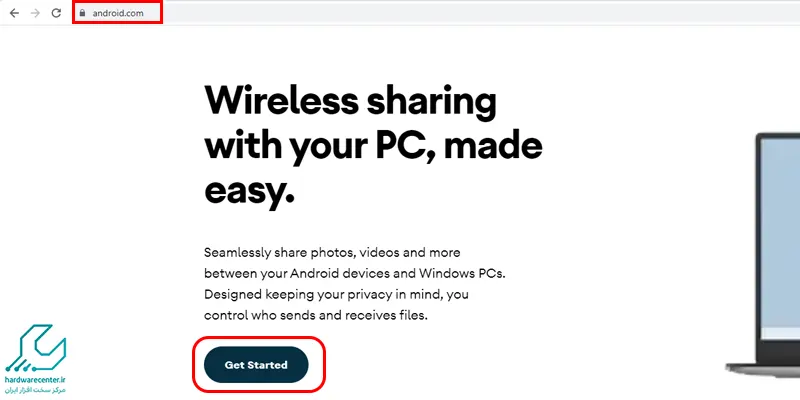 نحوه نصب Nearby share برای ویندوز